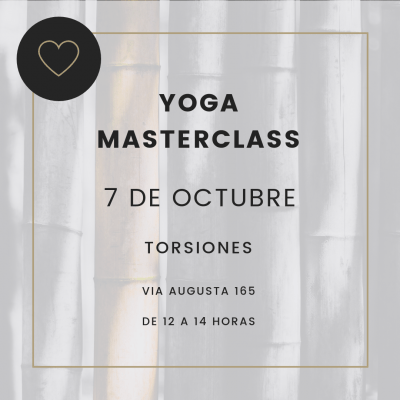 Yoga Masterclass Octubre