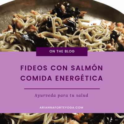 Fideos con Salmón