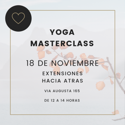 Yoga Masterclass Noviembre